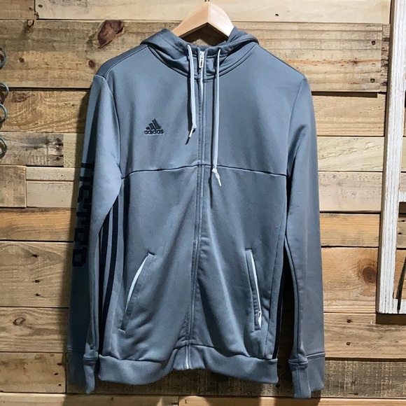 adidas Jackets & Blazers - Adidas Zipper Jacket coat sweater sport Grey color Size L
